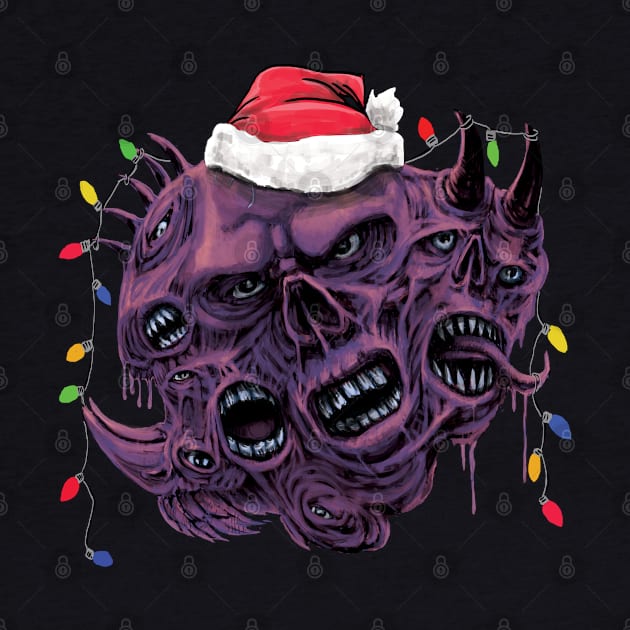 Zombie Mutant Morph Monster Christmas Edition by Shawnsonart